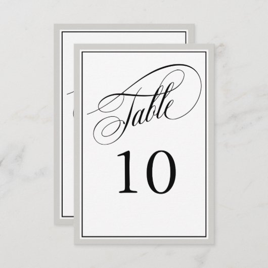 Carte Élégant Script s'épanouit avec n'importe quelle bo (Devant / Derrière)