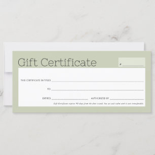 Carte ELEGANT spa d'affaires coiffeur clous brosse sauge