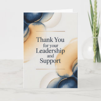 Carte Elegant Thank You Card for Boss