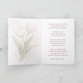 Carte Elegant Tulips Thinking Of You Card (Intérieur)