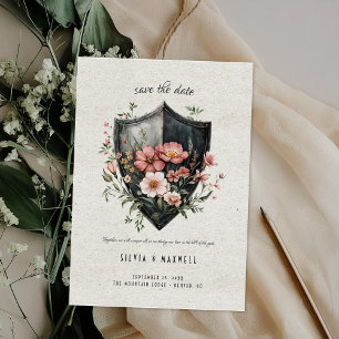 Carte Élégant Viking Mariage Enregistrer la Date