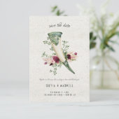 Carte Élégant Viking Wedding Enregistrer la date (Debout devant)