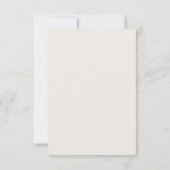 Carte Élégant Vintage classique gris clair Numéro de tab (Dos)