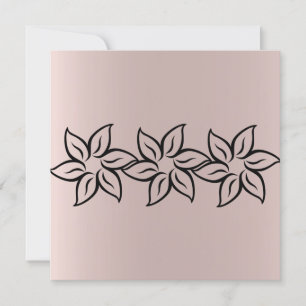 Carte Elégant violet brillant Fleur moderne obtenir cart