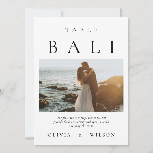 Carte Élégant violet Mariage floral Numéro de tableau ph (Devant)