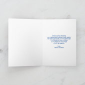 Carte Elegant Watercolor Butterfly Duo WeddingThank You (Intérieur)