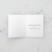 Carte Elégante Arc Photo Joyeux Bleu Bleu Noel (Intérieur)