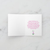 Carte Élégante Boss Femme Golf Party Panier Anniversaire (Intérieur)