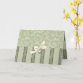 Carte élégante d'anniversaire : Collection (Fleur jaune)