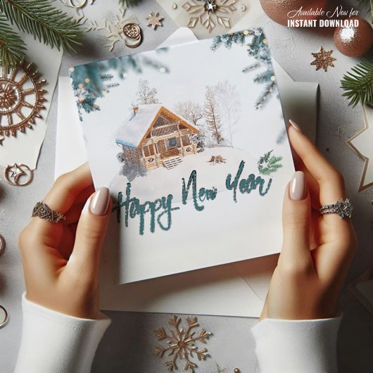 CARTE élégante de bonne année