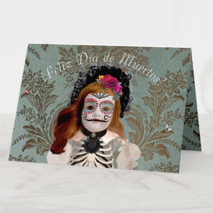 Carte Élégante de Fête des Morts