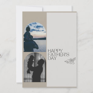 Carte élégante de Fête des Pères pour Papa