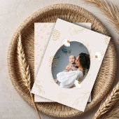 Carte élégante de fleurs délicates pour la fête de