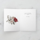 carte élégante de jour de fête des mères à la rose (Intérieur)