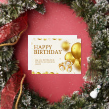Carte élégante de Joyeux Anniversaire