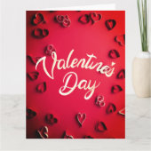 CARTE ÉLÉGANTE DE LA SAINT-VALENTIN (Devant)