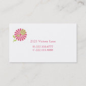 Carte élégante de maman (Dos)