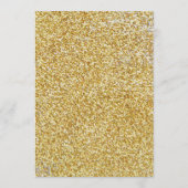 Carte élégante de menu de mariage de parties (Dos)