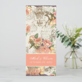 Carte élégante de menu de roses de n de (Debout devant)