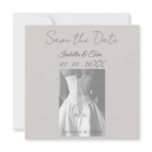 Carte Élégante de Mise à Jour de Date, Minimalisme