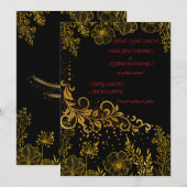 Carte élégante de sauvegarde de la date | Carte de (Devant / Derrière)