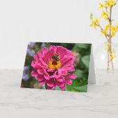 Carte Elégante fleur rose fleur maman fleur marguerite a (Fleur jaune)