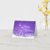 Carte Élégante Lavande Fleur de lis Fête des Flammes de (Fleur jaune)