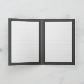 Carte Élégante libellule bleue (Intérieur)