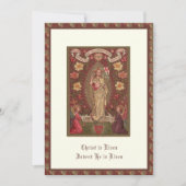 Carte Élégante Pâques Résurrection Jésus Prière (Devant)