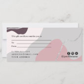 Carte Élégante parties scintillant en argent abstrait (Dos)