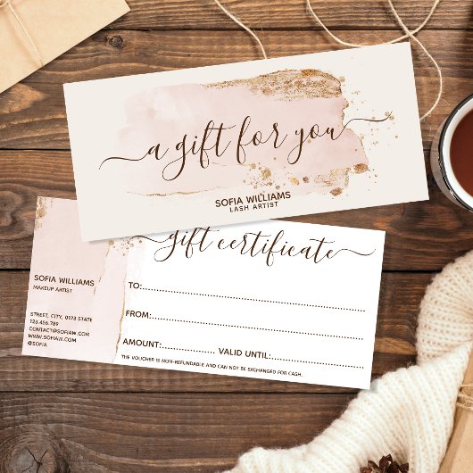 Carte Élégante Parties scintillant moderne or rose pâle