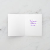 Carte Elégante Pastel Etoile de Pâque Juive de David (Intérieur)