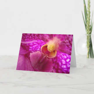 Carte Elégante photo graphique orchidée
