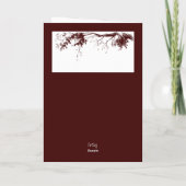 Carte Élégante Red Lesbian Couple Love Valentine's Day (Dos)