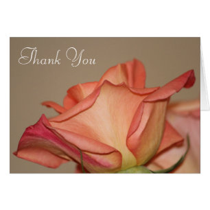 Carte élégante Rose Peach