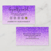 Carte élégante simple moderne de fidélité de (Devant / Derrière)