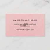 Carte élégante simple moderne de fidélité de (Dos)