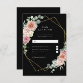 Carte Elegantes Boho Pastel (Devant / Derrière)