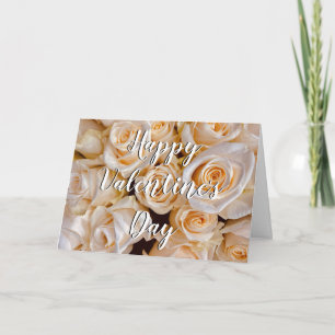 Carte Élégantes Roses Blanches Florales Meilleur Ami Sai