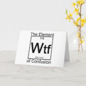 Carte Élément WTF (Fleur jaune)