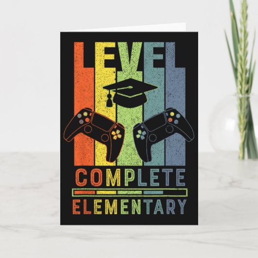 Carte Elementary Level Complete Graduation Cl 2025 Gamer (Devant)