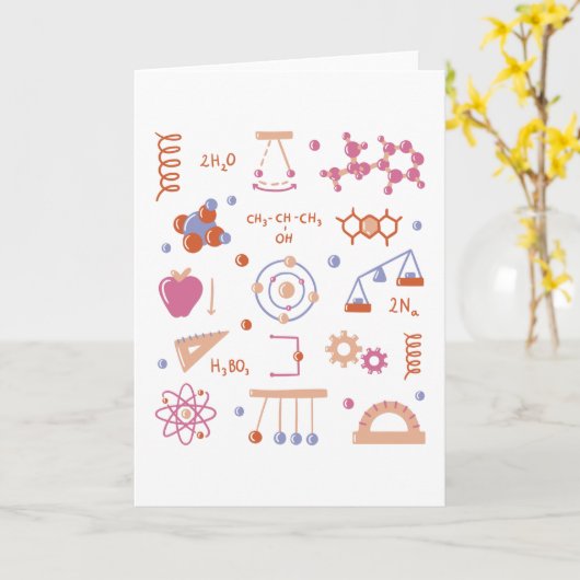 Carte Éléments de physique (Fleur jaune)