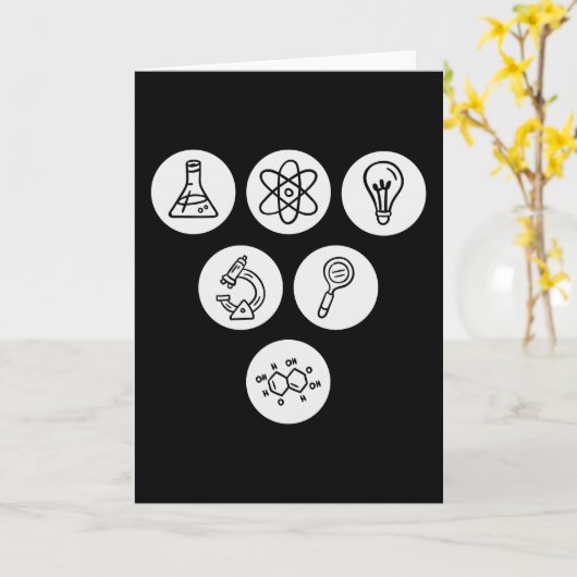 Carte Éléments de science Articles (Fleur jaune)