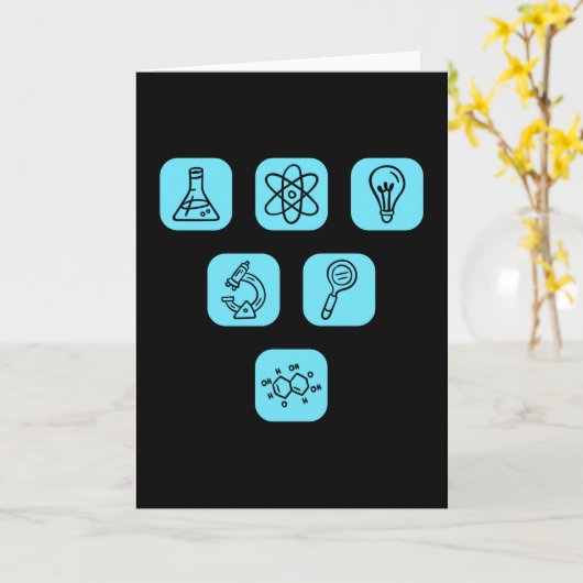 Carte Éléments de science Articles (Fleur jaune)