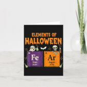 Carte Elements Of Halloween Fear Periodically Halloween (Devant)