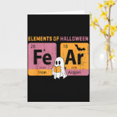 Carte Elements Of Halloween Fear Periodically Halloween (Fleur jaune)