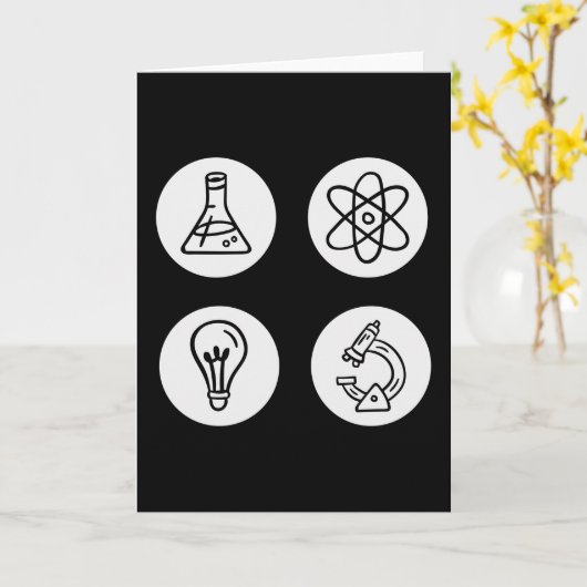 Carte Éléments scientifiques (Fleur jaune)