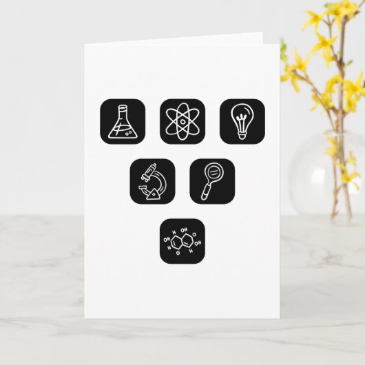 Carte Éléments scientifiques (Fleur jaune)