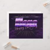 Carte Elena Prénom (Devant/Arrière en situation)