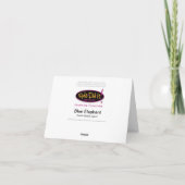 Carte Éléphant bleu • Gracie Glaser, âge 6 (Dos)